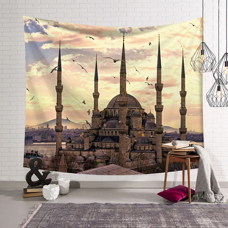 Стамбул Hagia Sophia гобелен настенная ткань Турция ориентир Настенный декор