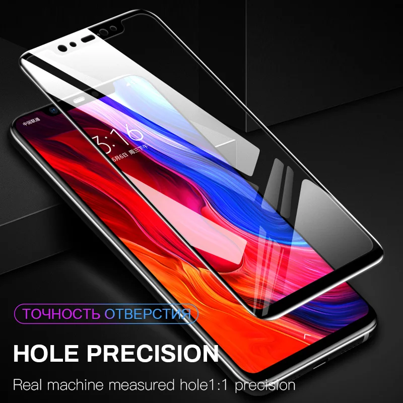 Защитное стекло ESVNE закаленное для xiaomi redmi note 5 5a 6 4x pro plus xiomi mi 8 lite f1|Защитные стёкла
