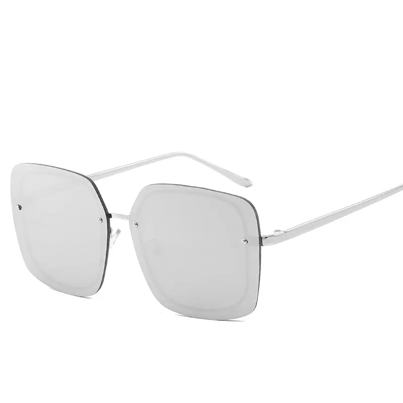 Женские и мужские Квадратные Солнцезащитные очки MINCL Винтажные в ретро стиле без