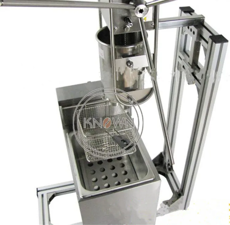 Коммерческая ручная испанская 6L газовая фритюрница машина для изготовления