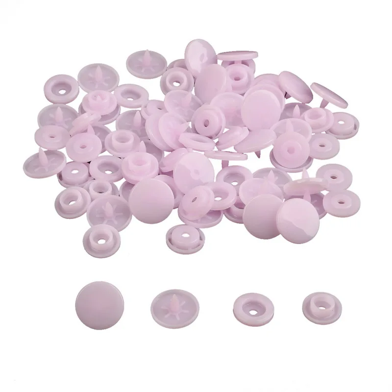Light Purple 20 комплектов круглых пластиковых защелок кнопки крепежа Кам Т5 12 мм аксессуары для одежды для детской одежды Зажимы пододеяльник лист кнопки - Цвет: Light Purple