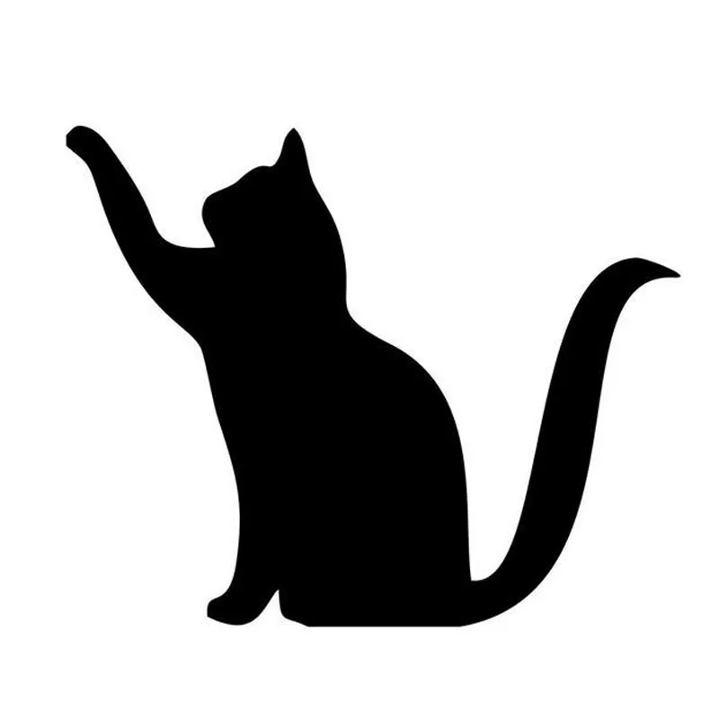 

14.5*11.5CM Cute Pet CAT Car Sticker Decals Cartoon Motorcycle Decals Decorative Car Styling C2-0341