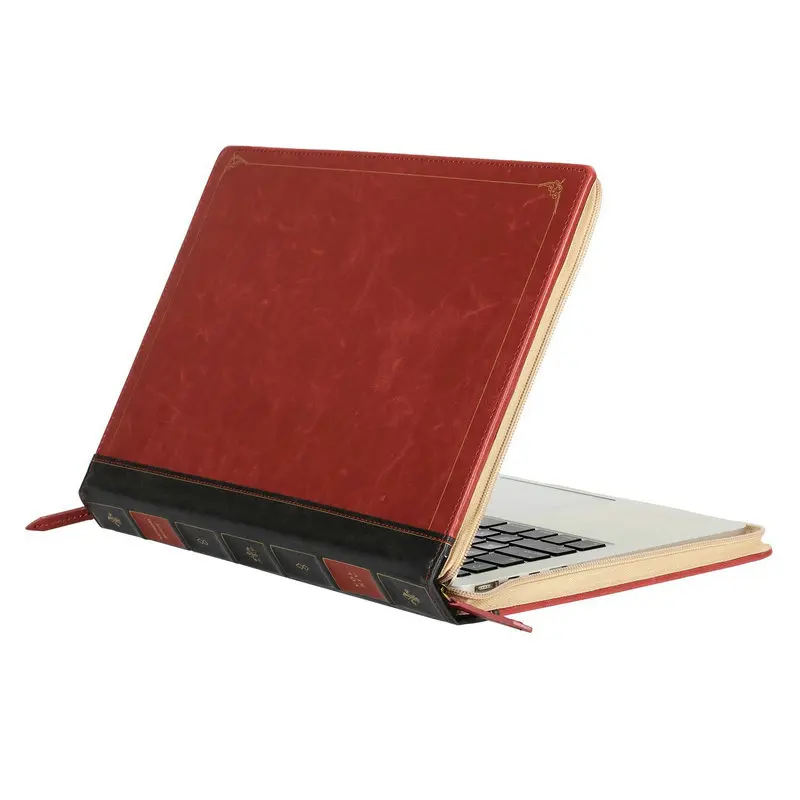 Wine Red MOSISO Винтажный чехол из искусственной кожи для ноутбука Macbook Air13 2010- из искусственной кожи, чехол для нового Macbook Air Pro 13 Touch Bar - Цвет: Wine Red
