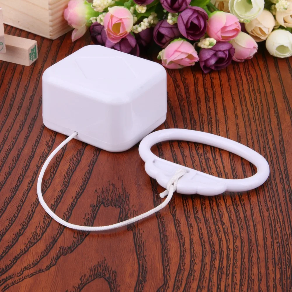 

Pull Ring Music Box White ABS Plastic Pull String Clockwork Cord Music Box Infant Kids Bed Bell Rattle Toy For Birthday Gift