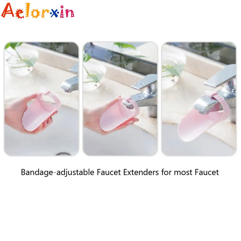 Adjustable Strap Children's Guide Sink Hand Accessories Child Kids Handwash Tools Infant Washing Fruit Vegetable Device |