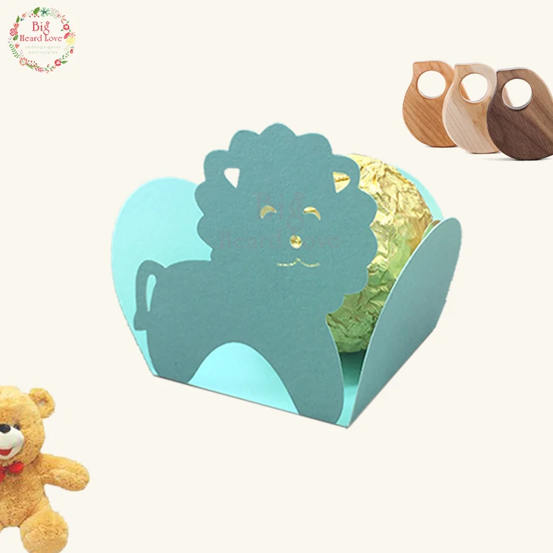 50 шт лазерная резка Пёс из мультфильма шоколада Baby Shower вечерние Подарочная