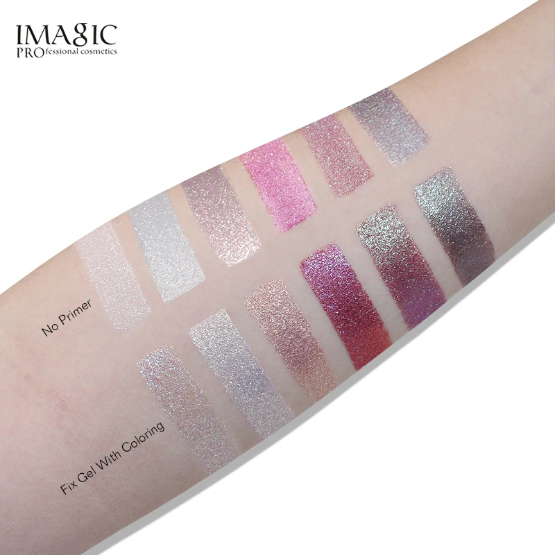 IMAGIC хамелеоновые тени для век 9 цветов металлик блестящий порошок