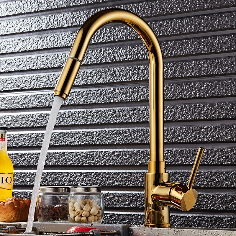 Кухонный смеситель кухонный для раковины однорычажный черный поворотный на 360