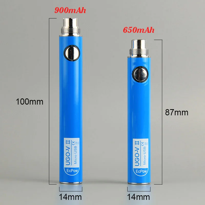 Электронная сигарета UGO V II аккумулятор 650/ 900 мАч Micro USB зарядка электронная