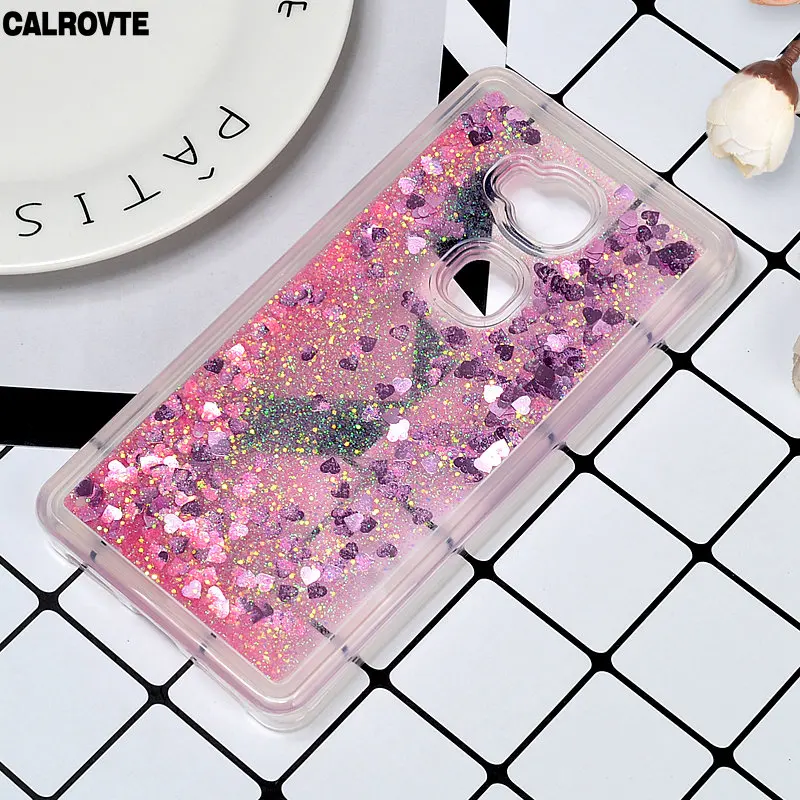 Case For Huawei Honor 5X/GR5/Honor Play 5X/KIW-TL00 KIW-TL00H Honor5X Liquid Soft Silicone Cover Quicksand Glitter Dynamic Bling |