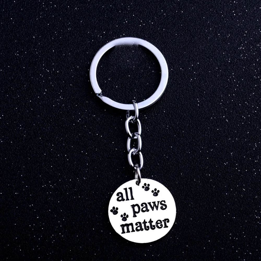 Все лапы материя спасательный брелок для домашних животных принт собака кошка