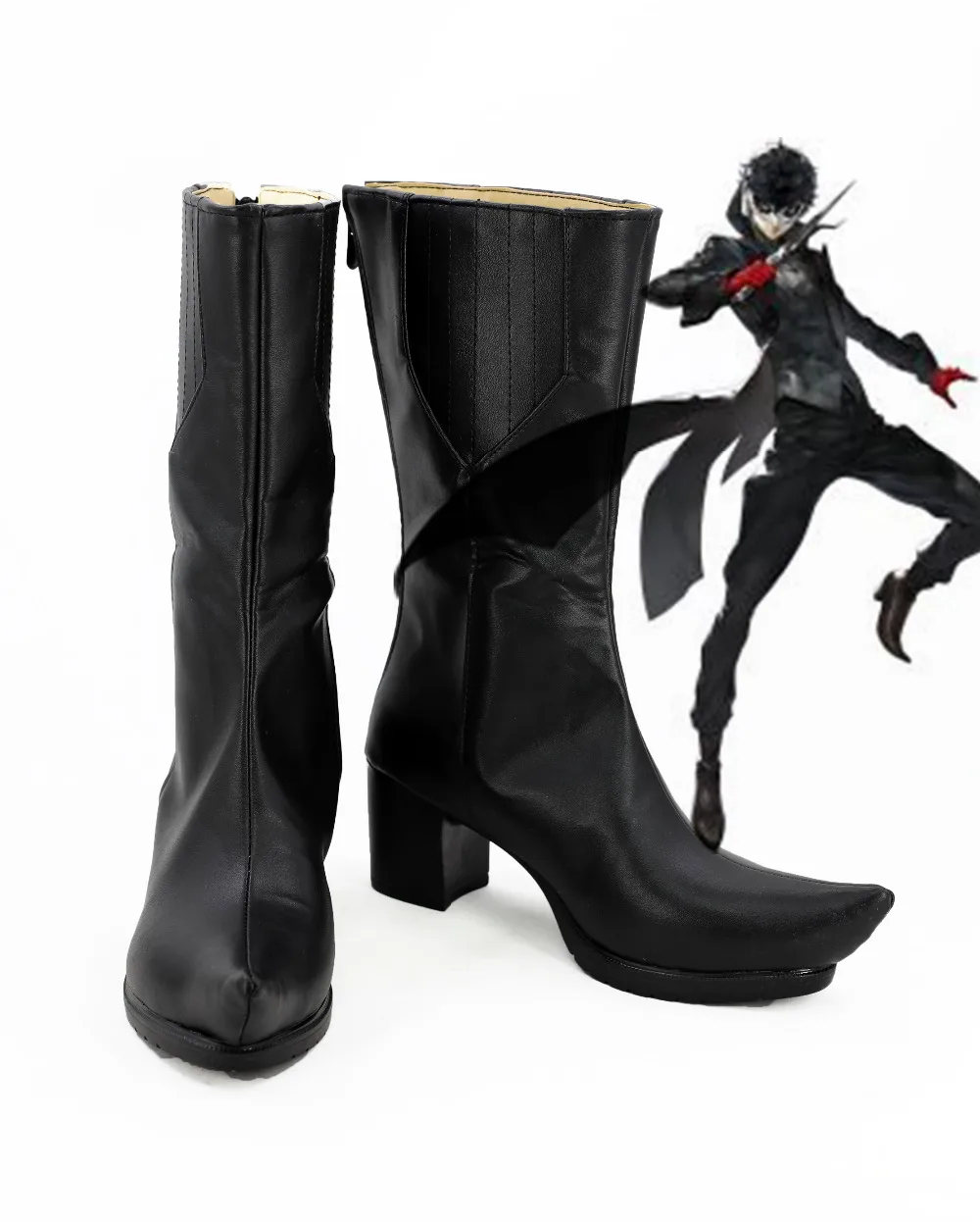 Persona 5 Joker Boot Kurusu Shou/Обувь для косплея; ботинки на заказ; Рождественский костюм для взрослых