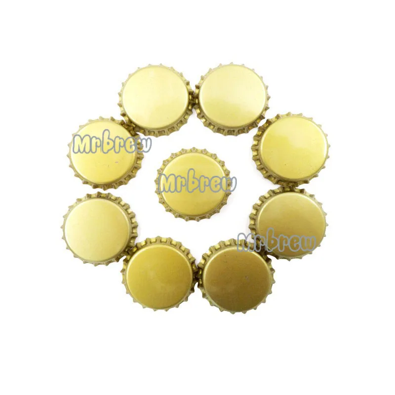 gold 10 шт./лот крышка пивной бутылки пивная Крышка бутылки стопор крышка доморощенного пивного инструмента - Цвет: gold