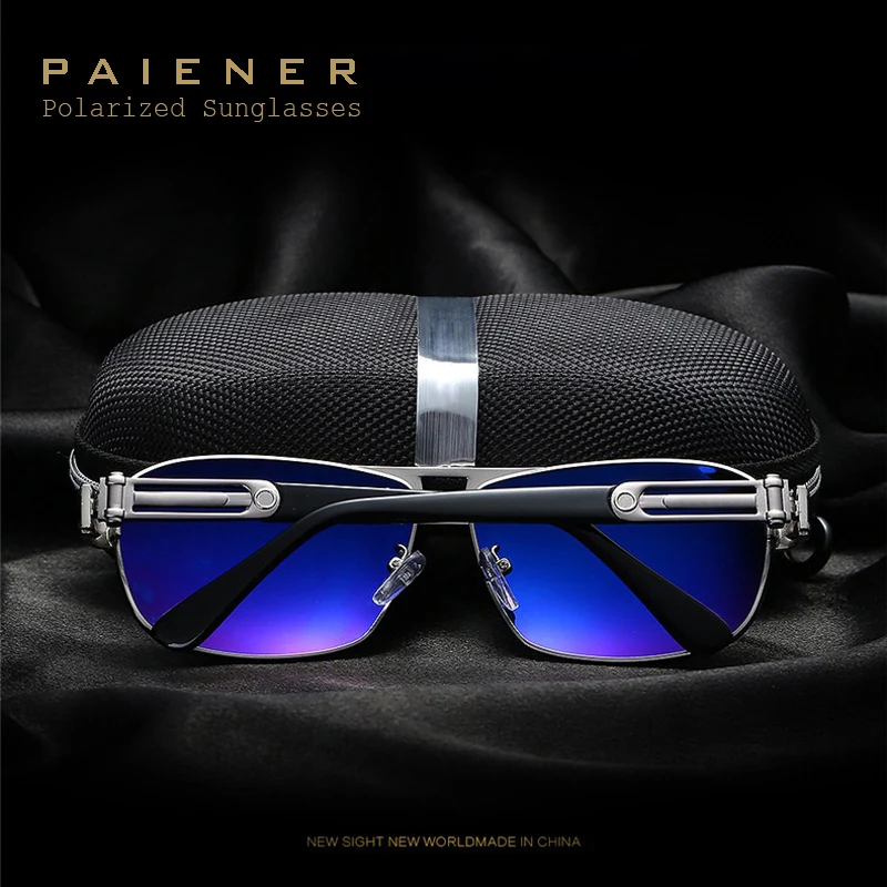 Мужские солнцезащитные очки в стиле милитари с антибликовым покрытием |