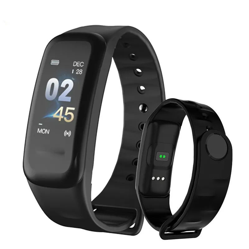 C1S Wearfit Смарт-часы браслет крови Давление измерения монитор сердечного ритма Cardiaco Фитнес трекер умный Браслет