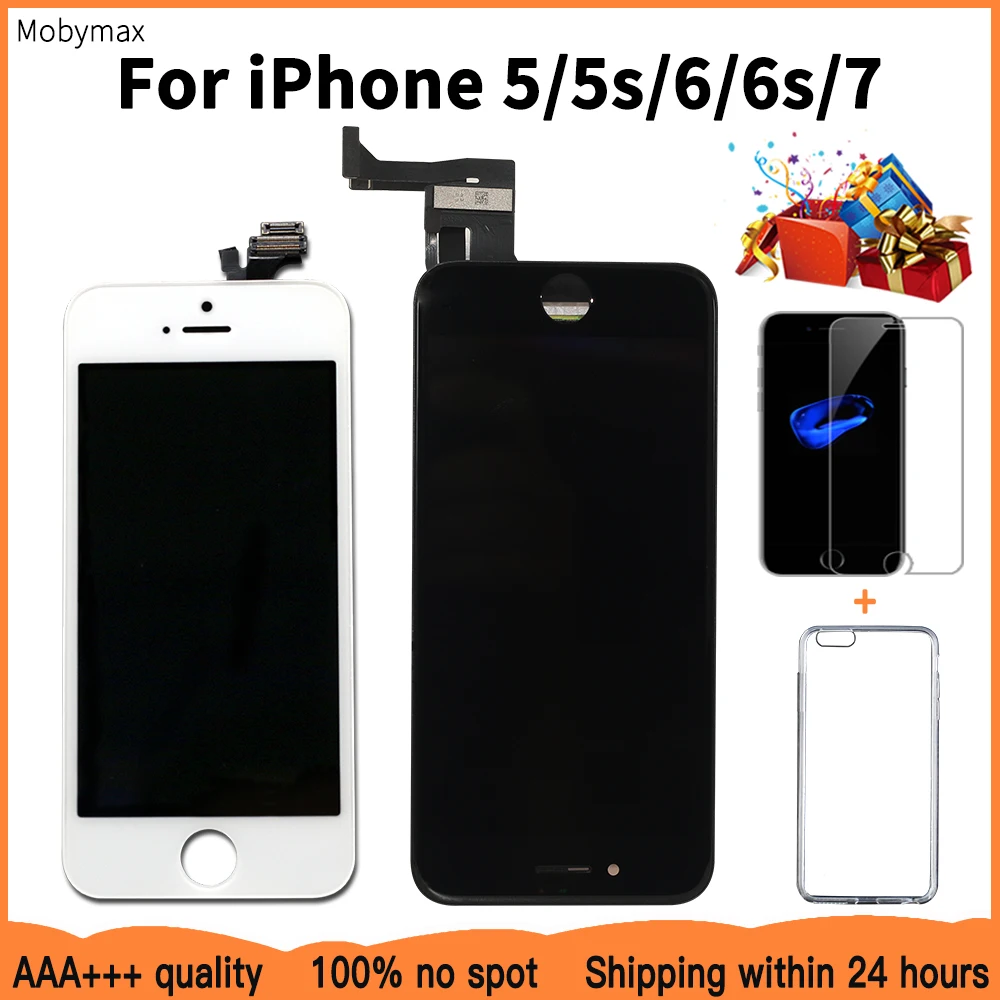 AAA +++ ЖК дисплей для iPhone 6 6S 7 Модуль сенсорный экран стекло дигитайзер Замена iphone 5s