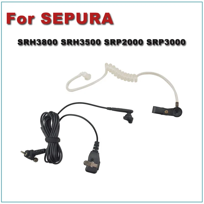 Воздушный трубчатый наушник с микрофоном PTT для Walkie Talkie Sepura SRH3800 SRH3500 SRP3000 SRP2000|headset