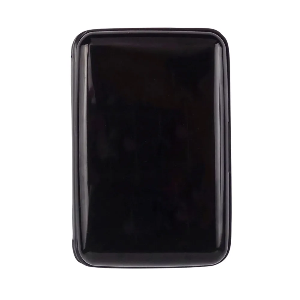 

Brand Wallet Leather Credit Card Holder RFID Mens Waterproof Business ID Credit Card Wallet Plastic Pocket Case Blocking Xew