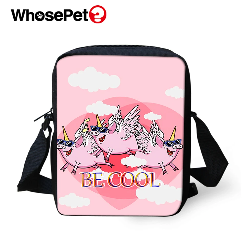 WHOSEPET/женские сумки через плечо с изображением животных из мультфильма женские