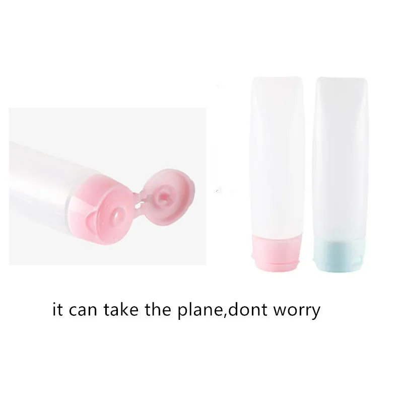 9pcs/set Women Portable Flight Travel Set Spray Bottle Pack Liquid Containers Shampoo Cream Cosmetics Refilable Bottles 20#630