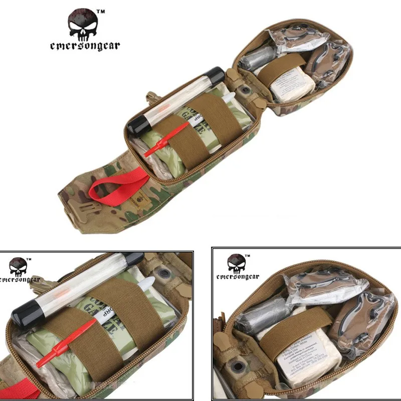Emersongear Военная Униформа Molle аптечка медицинский мешочек тактический страйкбол Спорт на открытом воздухе оборудование