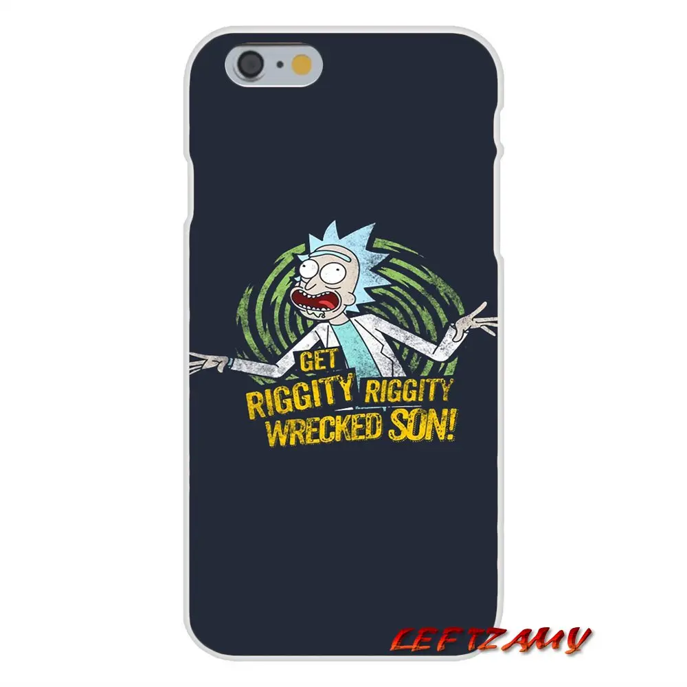 For iPhone X 4 4S 5 5S 5C SE 6 6S 7 8 Plus Rick and Morty Silicone Soft Phone Case | Мобильные телефоны и аксессуары