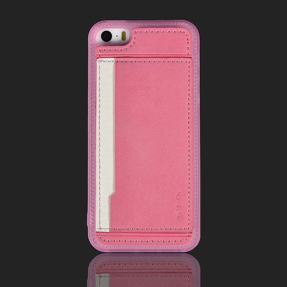 Чехол-подставка из искусственной кожи с полным покрытием для Apple iPhone 5 | Мобильные