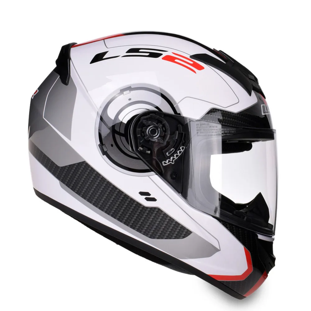 LS2 полный уход за кожей лица гоночный Мотоциклетный Шлем Capacete каско шлем мото