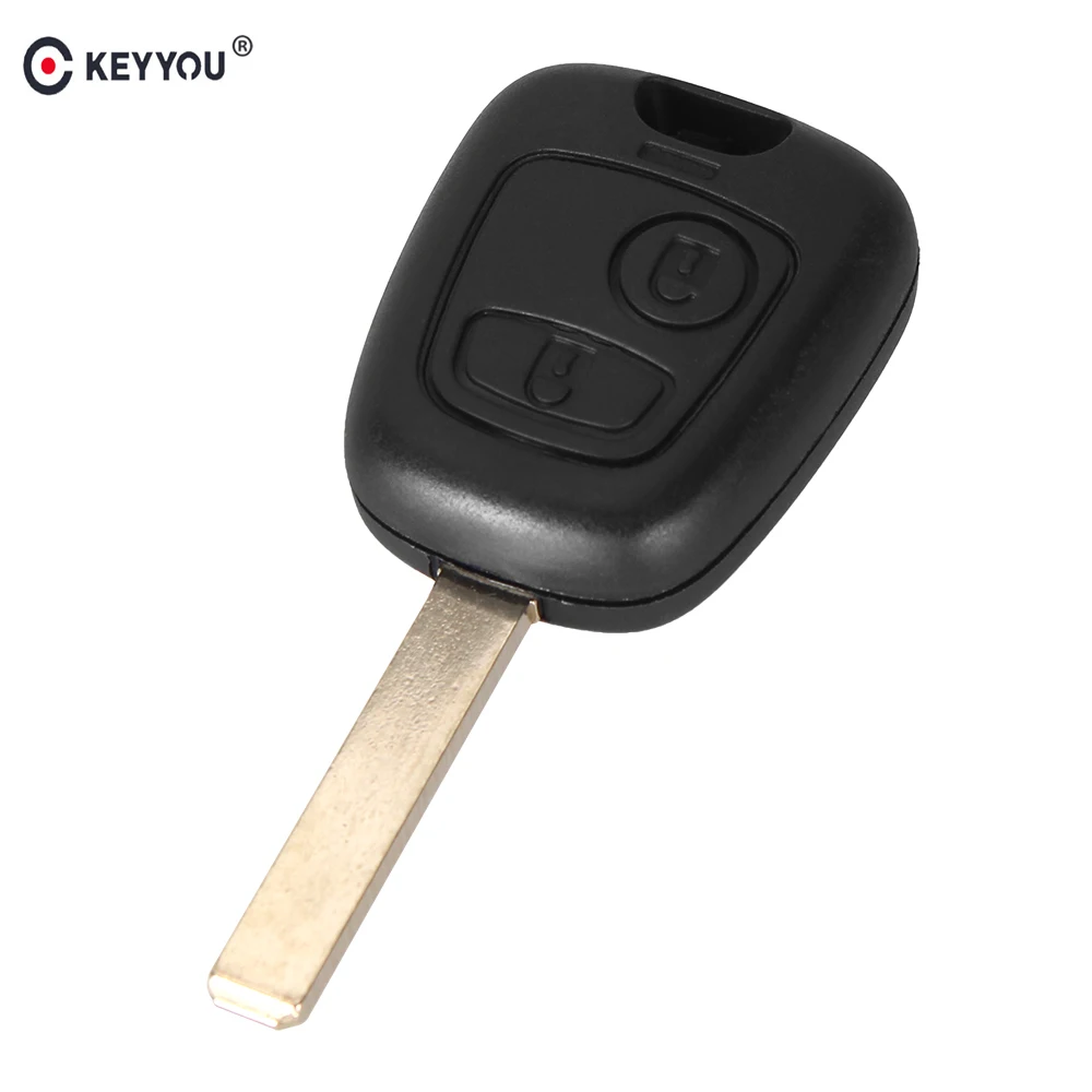 Сменный 2 кнопочный корпус для автомобильного ключа KEYYOU Citroen C1 C2 C3 Pluriel C4 C5 C8 Xsara