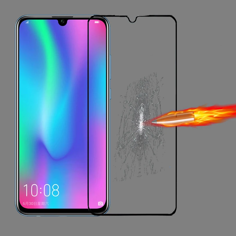 25 шт./лот полное покрытие Защита экрана для Huawei Honor 10 Lite устойчивая к царапинам