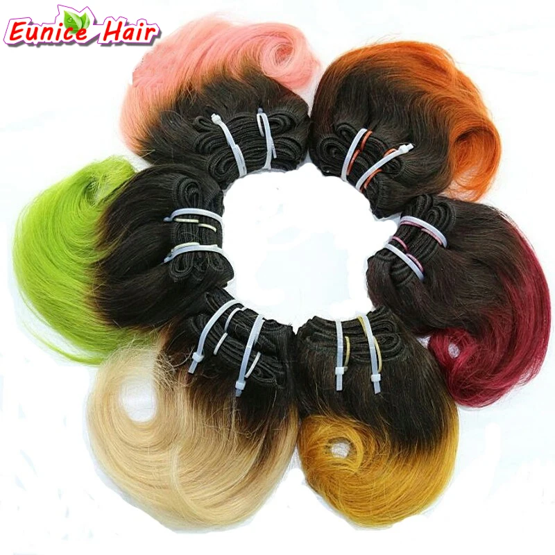 

New Brazilian body wave 8'' short hair 4 bundles short length hair extension 8 inch ombre burgundy body wave brazilian hair 100g