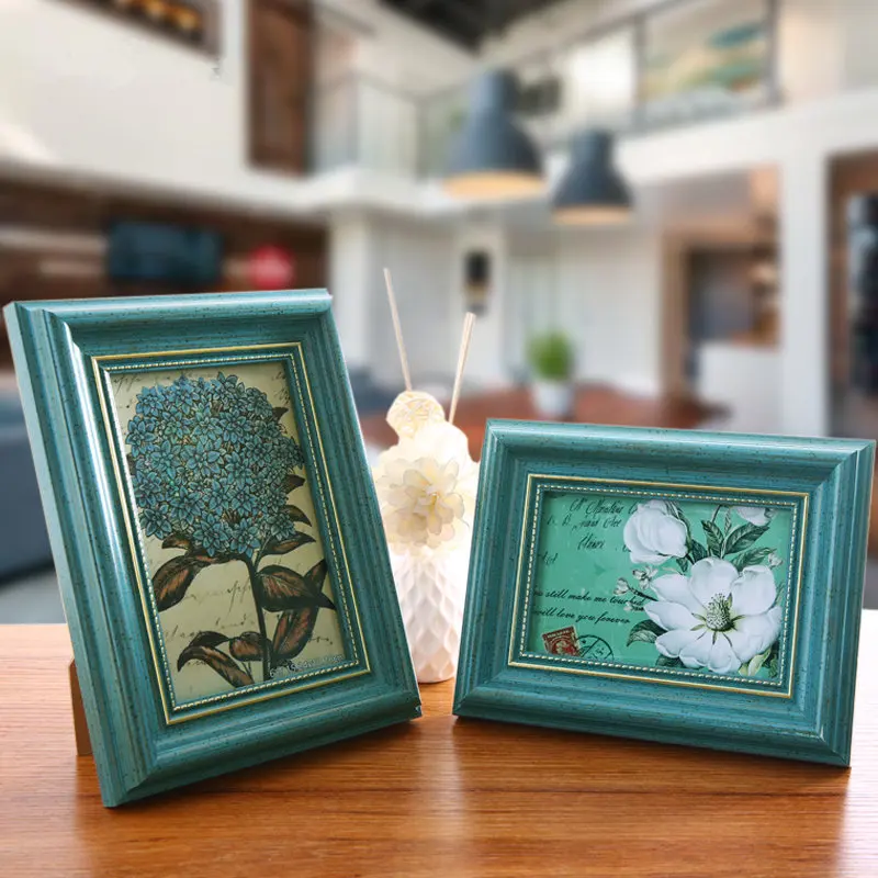 Дешевая креативная винтажная DIY фоторамка Новое поступление свадебные парные