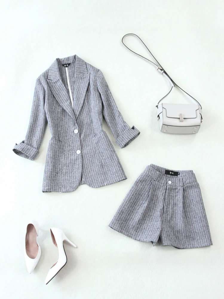 Женский костюм из двух предметов новинка весны и лета 2019 большого размера в