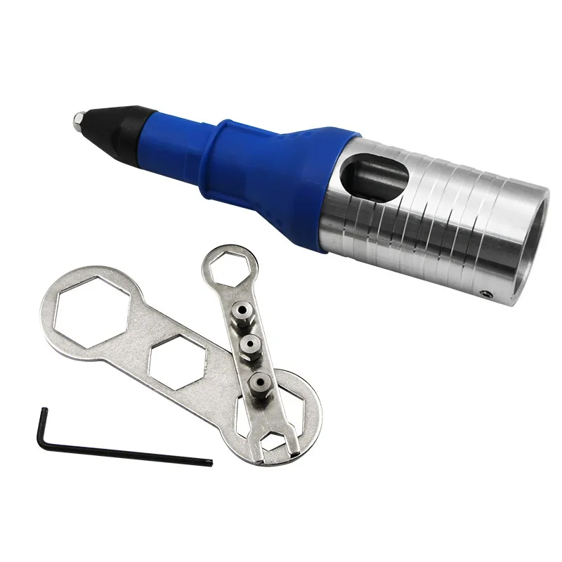 Electric Pull Rivet Conversion Adapter Nut Guns Riveting Drill Adaptor Tool Multifunction Nail Gun Rivets | Инструменты