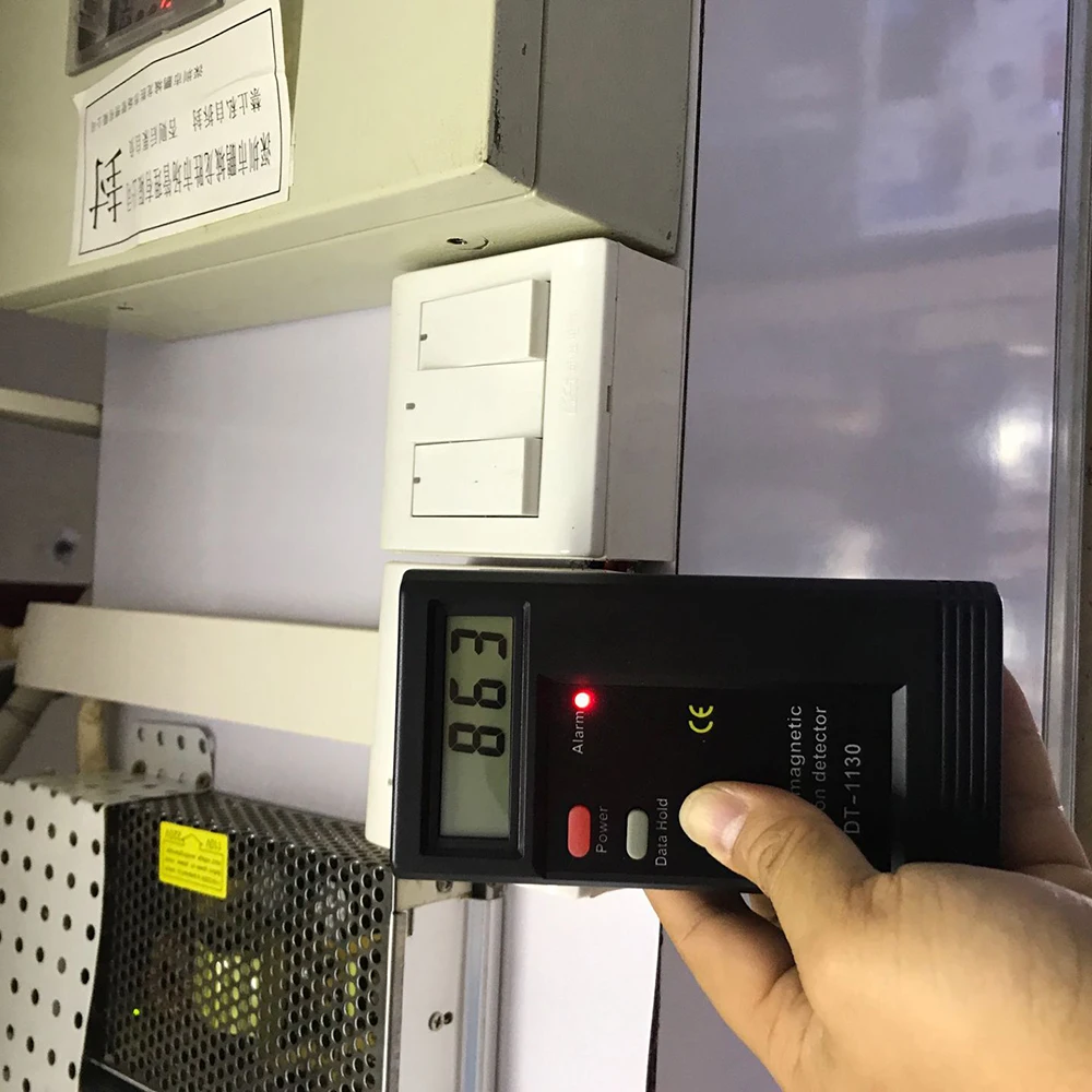 Цифровой детектор электромагнитного излучения EMF дозиметр гейгерный тестер ЖК