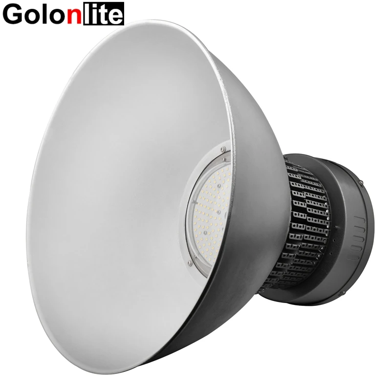 Golonlite 150 W светодиодный подвесной светильник типа high bay свет 200 Вт 100 Вт 80 Вт, 50 Вт, 60 90 120 градусов алюминиевым отражателем белый 4000 K 6500K100-277V заводская цена