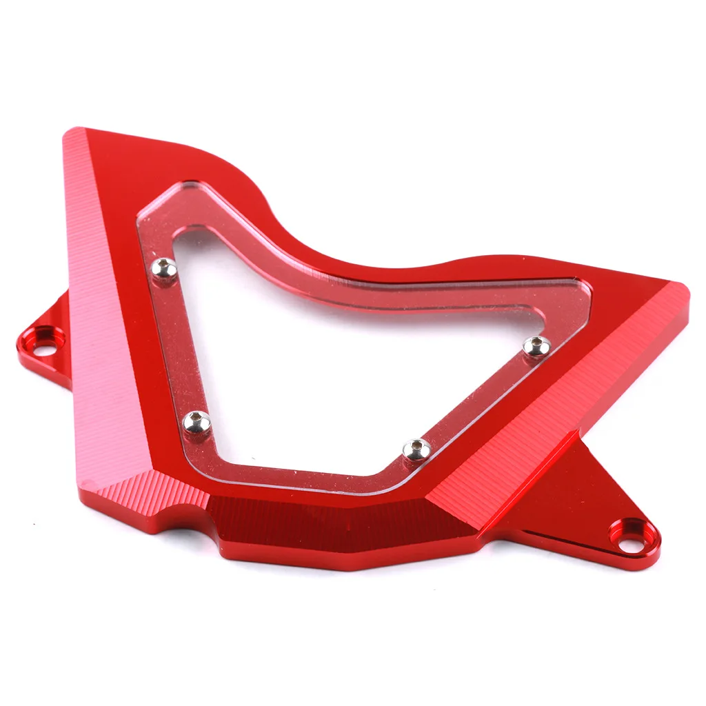 CNC алюминиевая передняя левая сторона Звездочка цепь Защита крышки двигателя