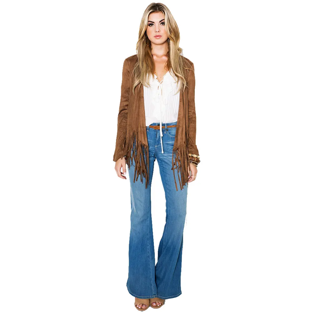 Женская модная Осенняя новая кожаная замшевая куртка короткая верхняя одежда с