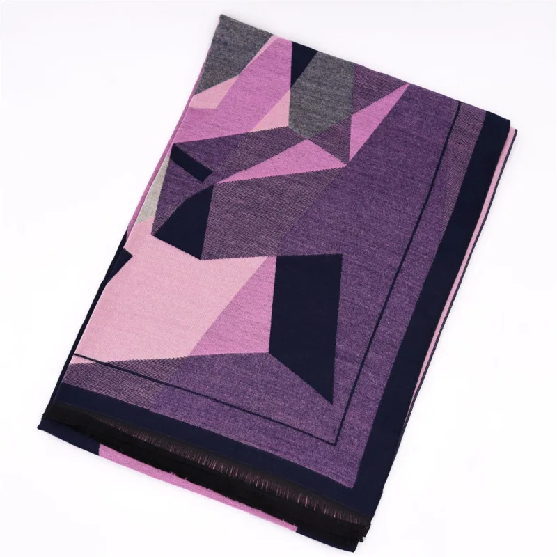 Рождественский 2018 зимний треугольный шарф для женщин брендовый дизайнерский