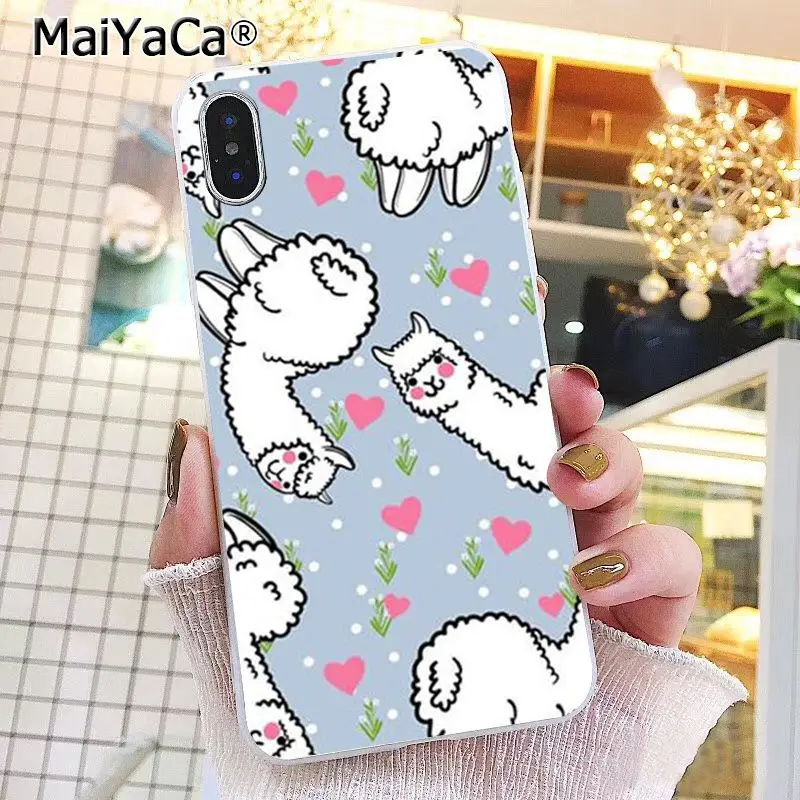 Чехол для телефона с ламой и альпаками iphone 12 11 pro MAX 8 7 6 6S Plus X XS 5 5S SE XR 10 Capa|Бамперы| |