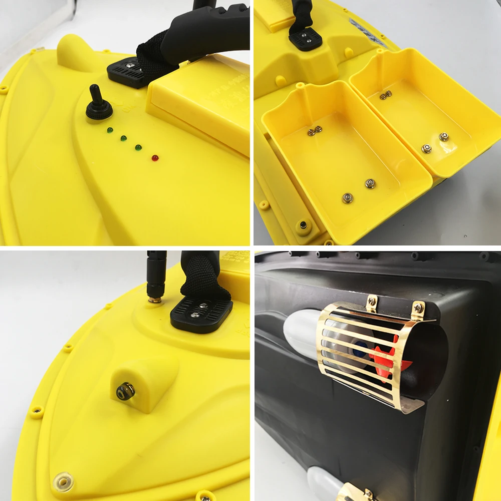 

PDDHKK Wireless Bait Boat Intelligent Remote Control 500m Fish Bait Boat Speed Boat For Fishing Waterproof Fish Finder Ship