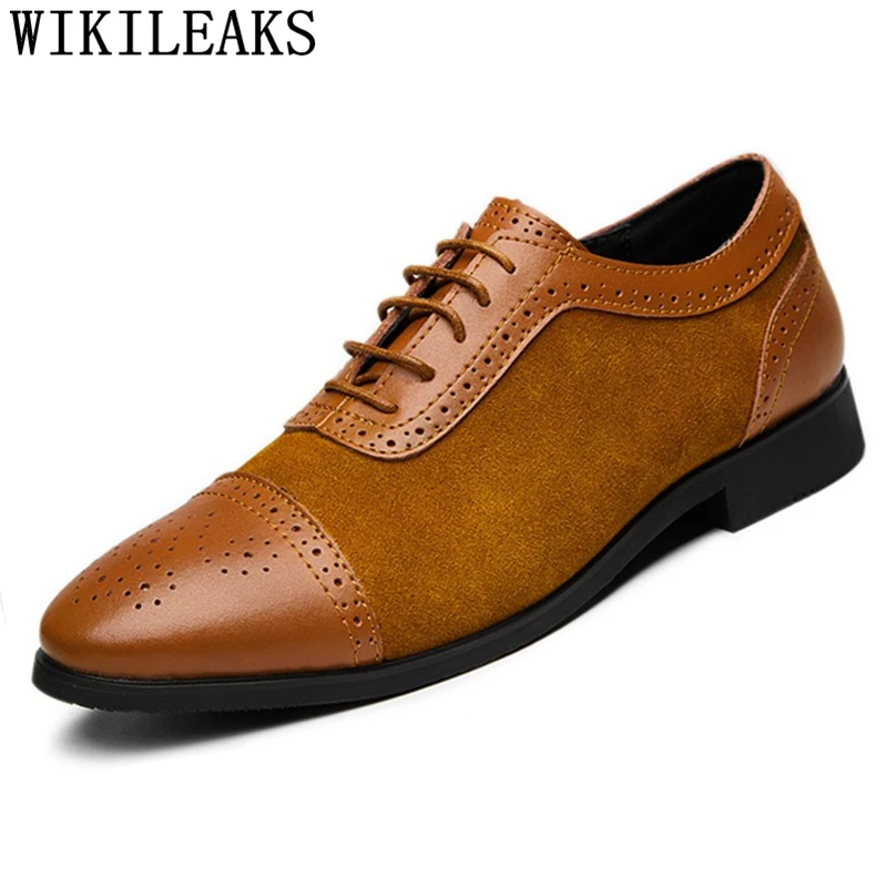 Туфли мужские классические британская обувь для парикмахеров броги роскошные