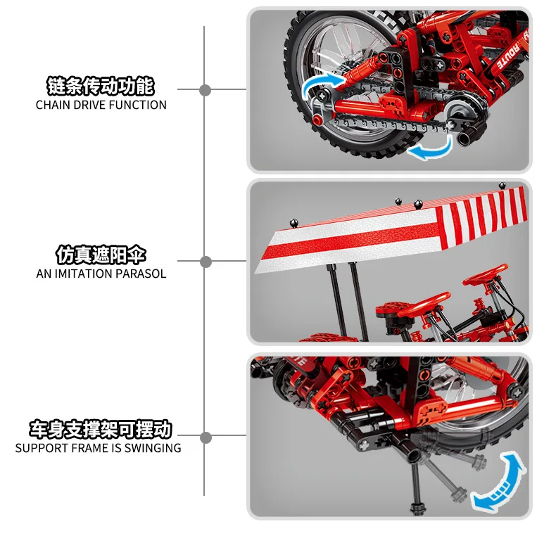 Fingerbike мини велосипед Bmx Finger Bikes Technic 3D горный складной велосипед гранулы строительные блоки классическая модель кирпичи