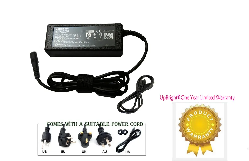 UpBright Новый 2 зубчатый адаптер переменного/постоянного тока для Tunturi ASW0081 2623002W