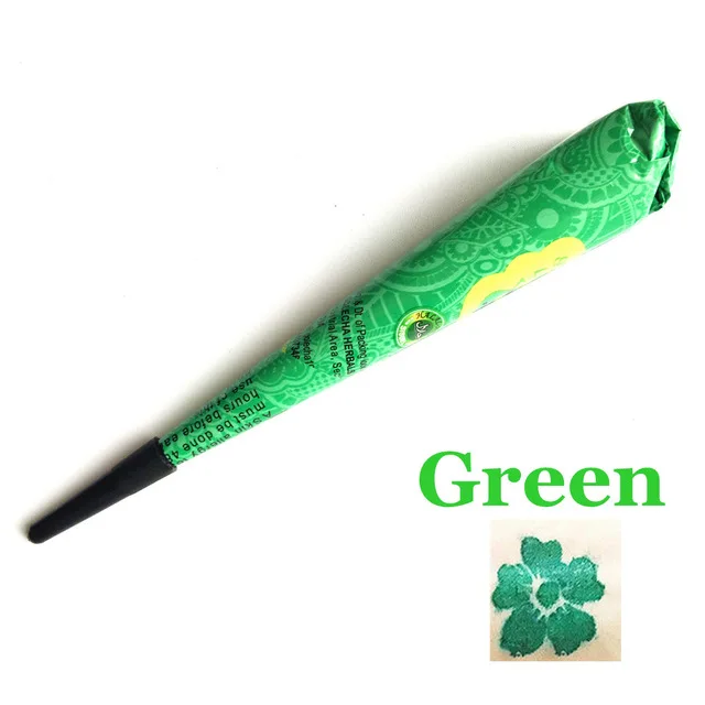 12 шт./компл. водостойкая индийская паста Временная тату краска для тела