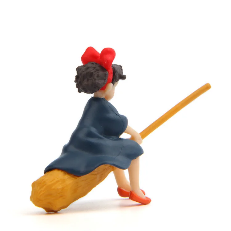 Hayao Miyazaki без уход за кожей лица человек Рисунок Kiki сидят на метла чтобы летать