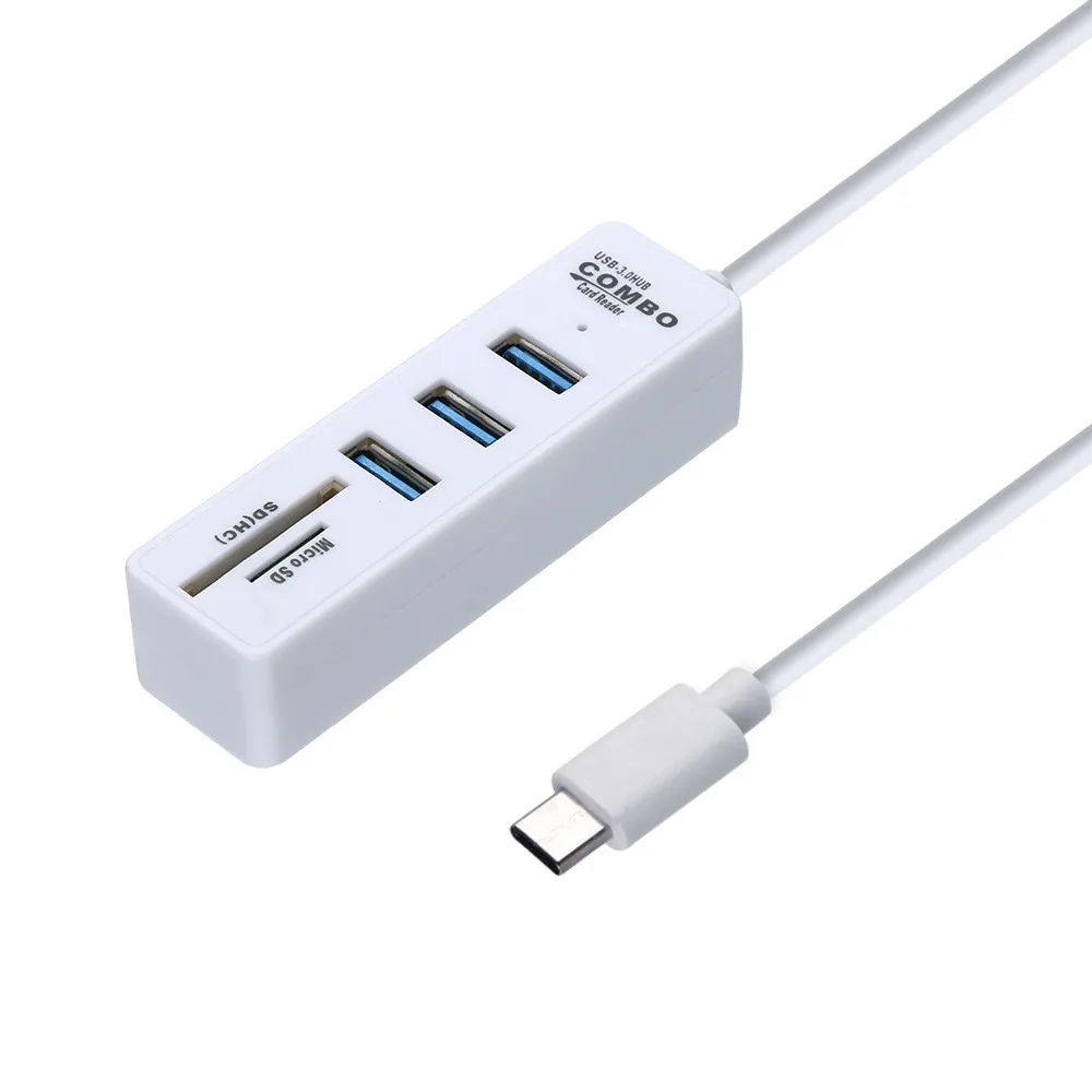 Высокоскоростной USB концентратор CARPRIE 2 в 1 Type C OTG 3 0 разветвитель комбинированный
