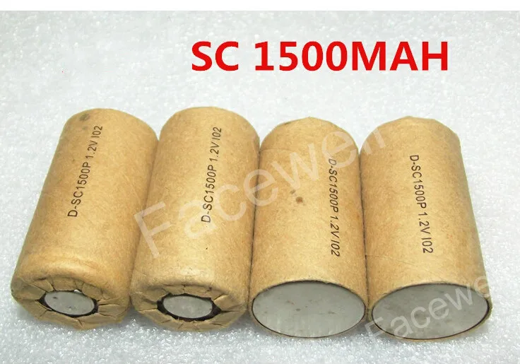 10 шт./лот никель кадмиевый аккумулятор GTK 1 2 В sc 1500 мА/ч SC1500p subc аккумуляторы nicd для