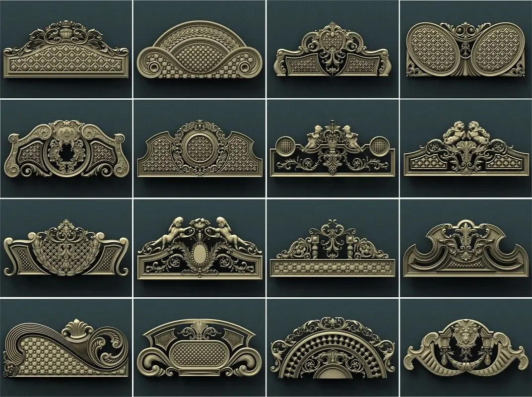 68 шт. кровать 3d STL модель, рельеф для ЧПУ маршрутизатор Aspire Artcam_ кровати