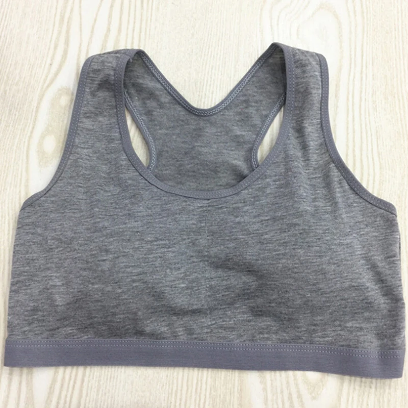 Бюстгальтер для детей хлопковый тренировочный бюстгальтер девочек подростков